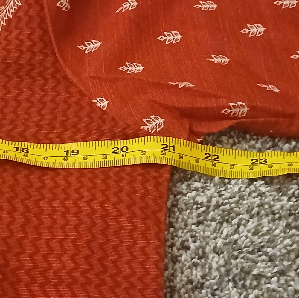 NWT New Embroidered Red Kurta Size Large Bust 21 - Picture 11 of 12